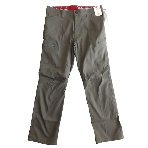 Wrangler Gray Chinos Straight Leg Durable - Picture 1 of 10